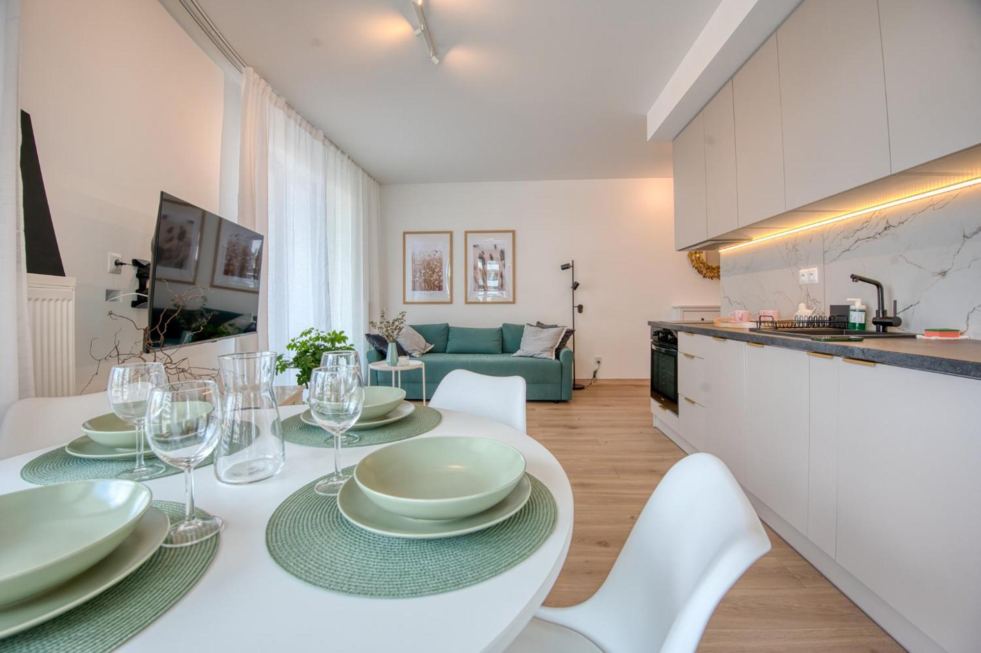 Apartment Rentplanet - Wislane Tarasy Krakow